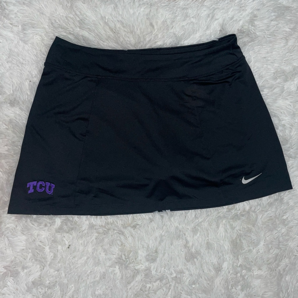 NIKE TCU Black Golf Skirt